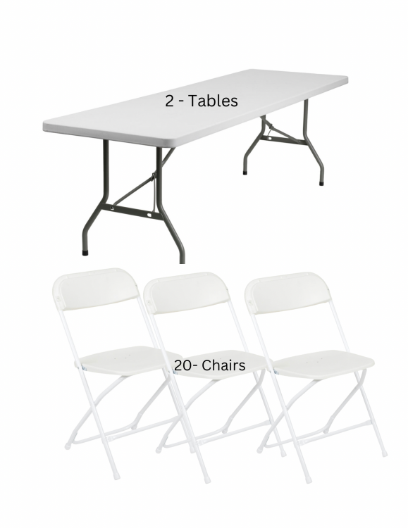 Tables and Chairs Package