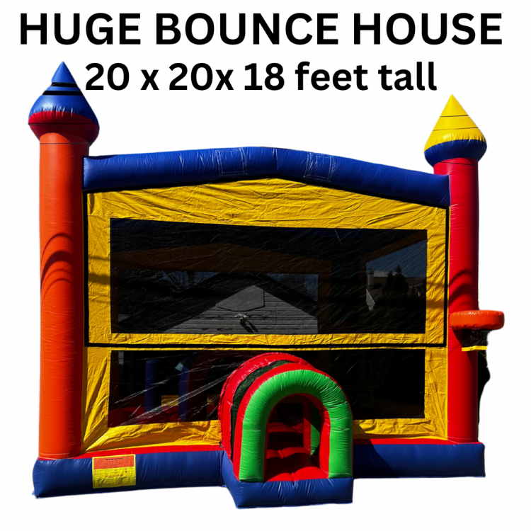 #(30) HUGE BOUNCE HOUSE W/  2 BASKETBALL HOOPS