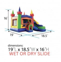 4DE74891 BD73 4664 9886 88E7B2F3DA20 1715545841 (34) Sports combo bounce house with wet/ dry slide