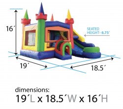 B75AD1FB 423D 4891 BE9A 9AD29BFA176B 1719180886 # 38 Dinosaur Bounce house with slide wet/dry