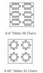 926C68F8 1457 4EDD 975F 6F3EC3EE125D 1722160613 20 x 20 High Peak Frame Tent- White w/ tables and chairs