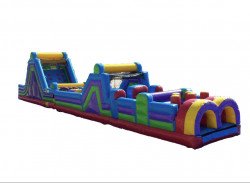 # (44) 70 Foot Obstacle course with 16 foot slide