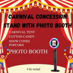 CONCESSION STAND AND PHOTO BOOTH