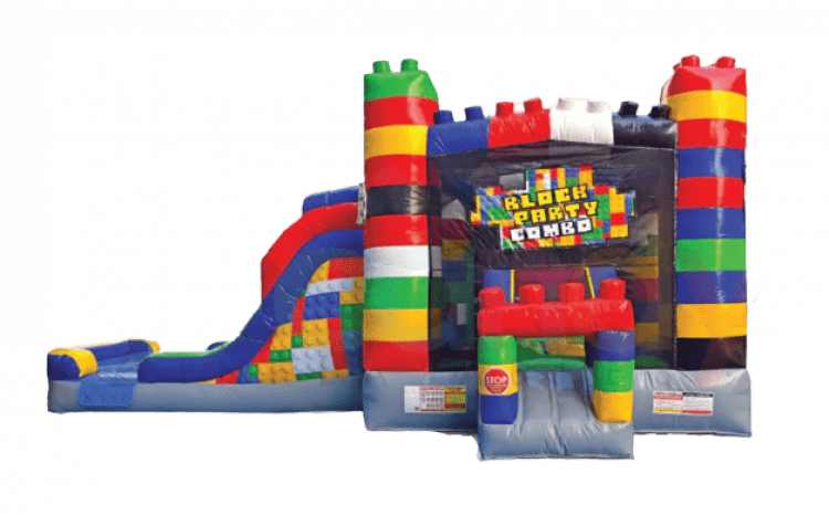 Bounce House with Dry Slides