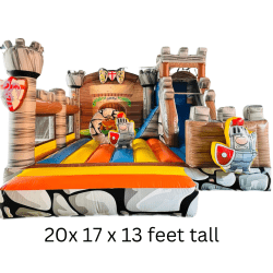 GIANT CASTLE BOUNCE HOUSE WITH SLIDE