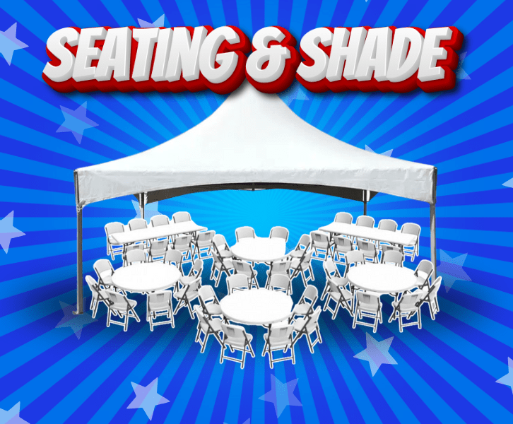 Tents Tables & Chair Rentals - Daves Bounce & Play