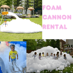 Foam cannon with attendant