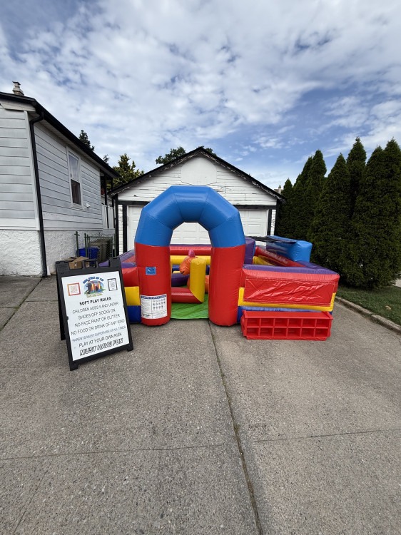 NEW SOFT PLAY SET UP