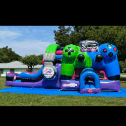 (31) GAME CHANGER BOUNCE HOUSE WITH WET/DRY SLIDE
