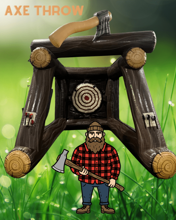 HUGE AXE THROW GAME HUGE AXE THROW GAME