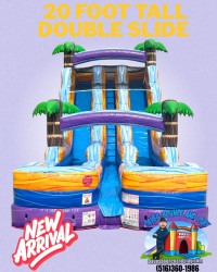 IMG 1230 1764528221 (92) PURPLE PARadise 20 foot double lane water slide