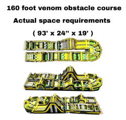 16020foot20venom20obstacle20course 1769371290 160 foot venom obstacle course with multiple slides