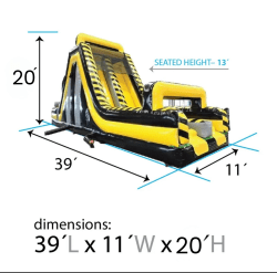 20 1769292552 (105) 20 foot tall venom double lane rock wall slide