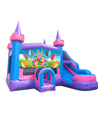 EASTER BOUNCE HOUSE WITH A SLIDE